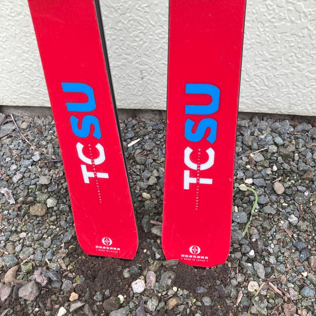 OGASAKA TC-SU 165スキー板 ビンディング付
