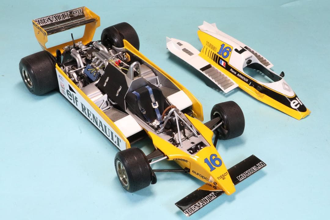 未展示 1/18 エグゾト ルノー RE20 ターボ 1980 F1フランスGP