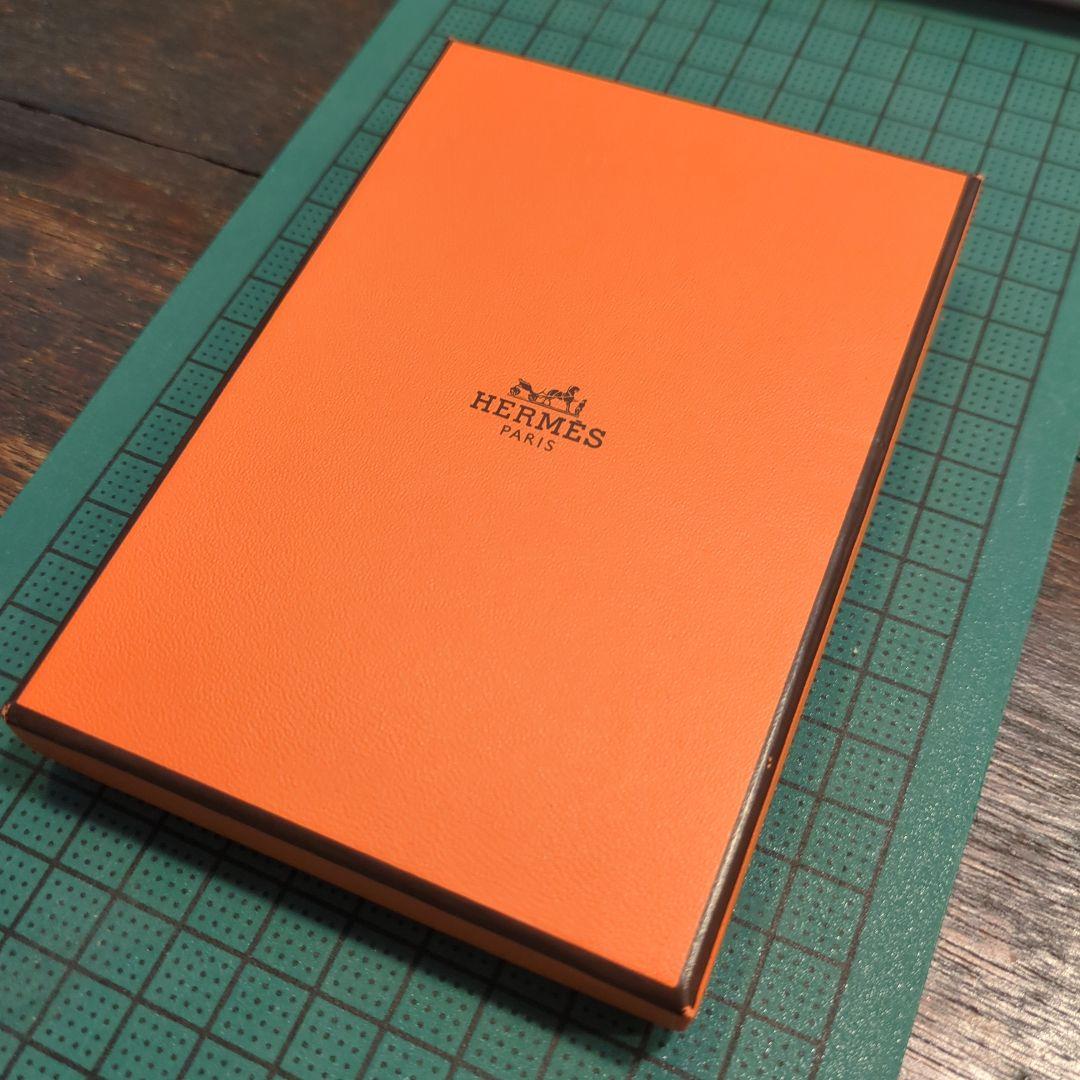 【未使用】エルメス　メモ帳　手帳　レザー　小物　ノート