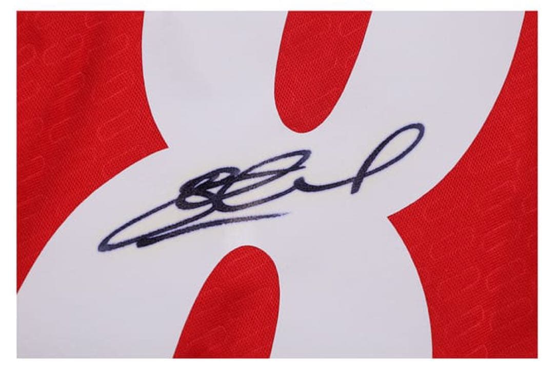 リバプール GERRARD サインユニフォーム becket鑑定