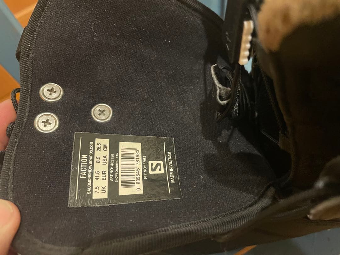 サロモン　FACTION 26.5cm スノーボードブーツ