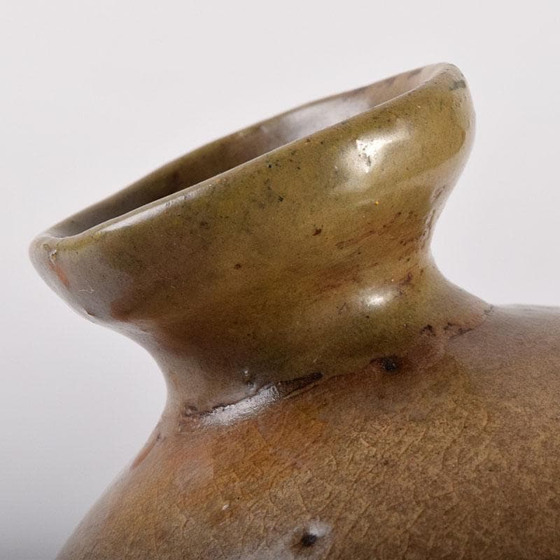 朝鮮美術　李朝　高麗青磁　徳利　M　R7868