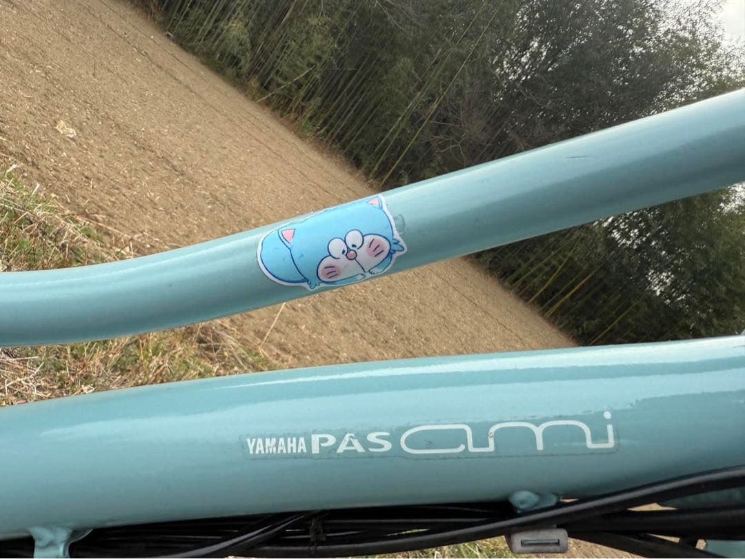 水色 電動アシスト自転車 低床タイプ バスケット付き