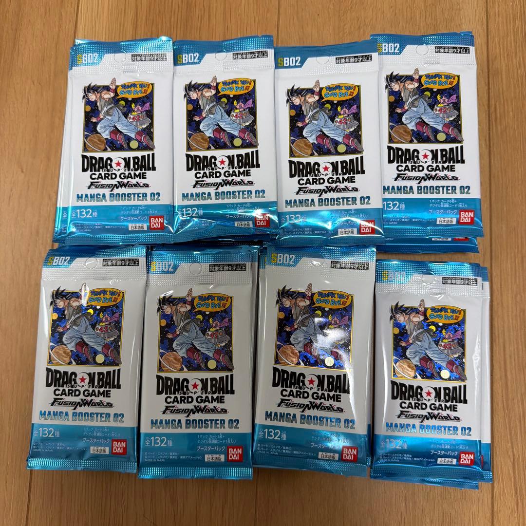 【ドラゴンボール】マンガブースター02 サーチ済み　73パック