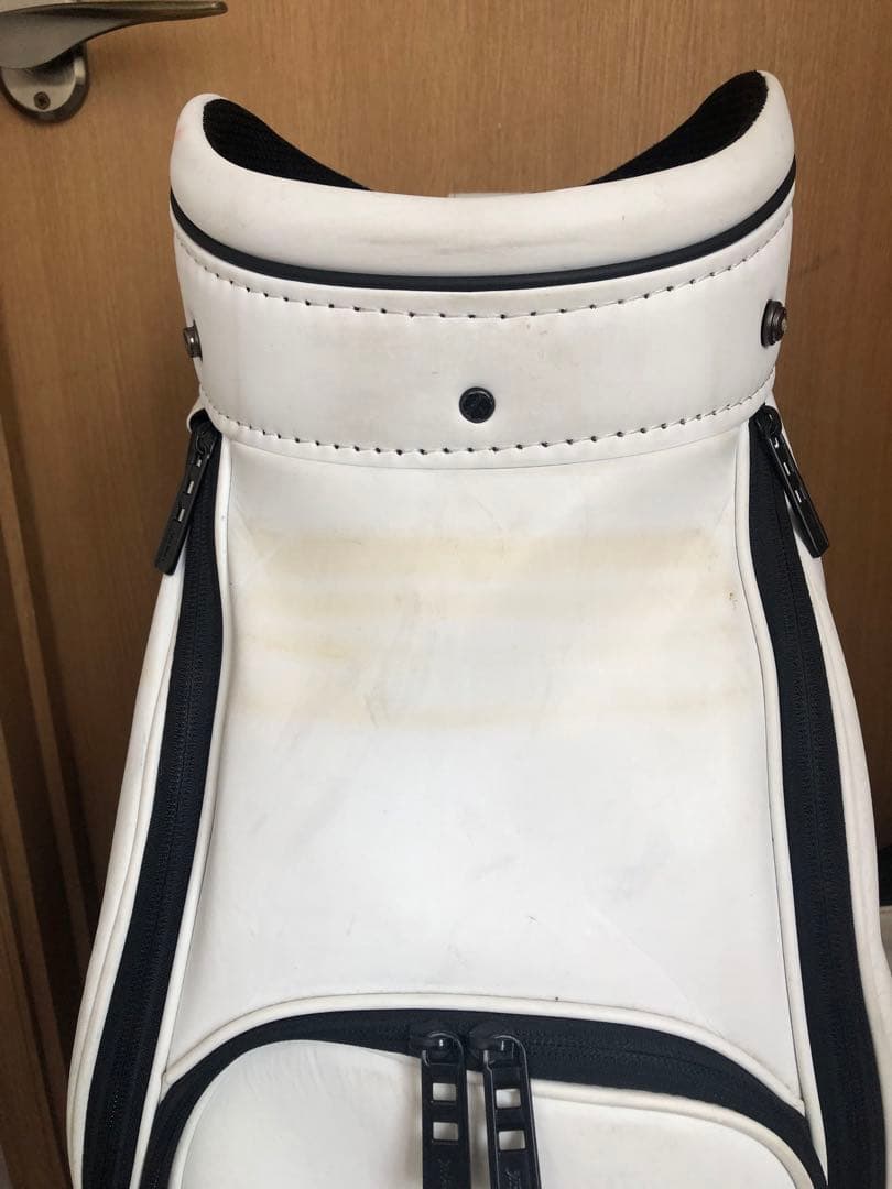 【送料込み】廃盤希少　タイトリスト　ホワイト　キャディバッグ