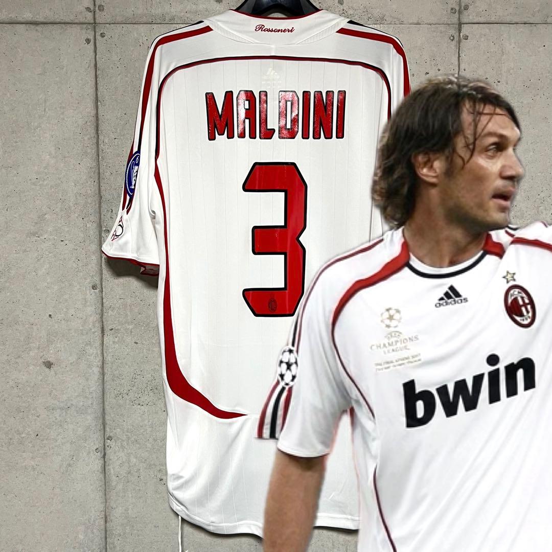 【新品/タグ付き】06/07 ACミラン ♯3 マルディーニ　【XLサイズ相当】