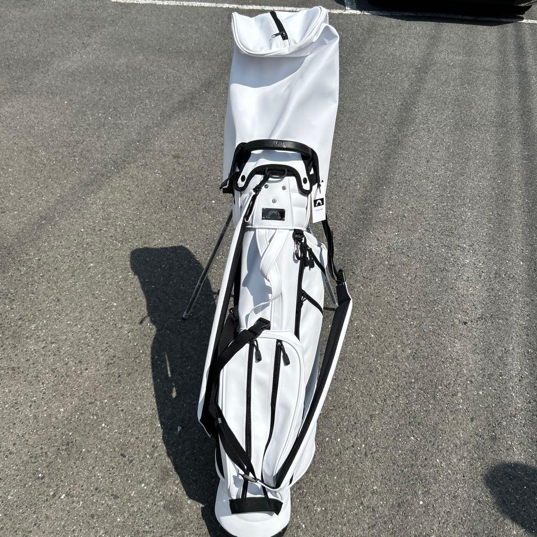 JONES 軽量防水キャディバッグ ホワイト