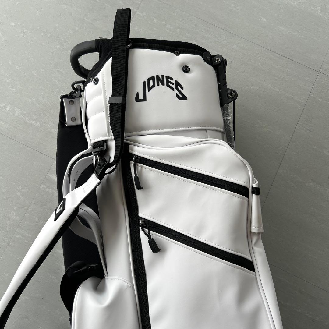 JONES 軽量防水キャディバッグ ホワイト