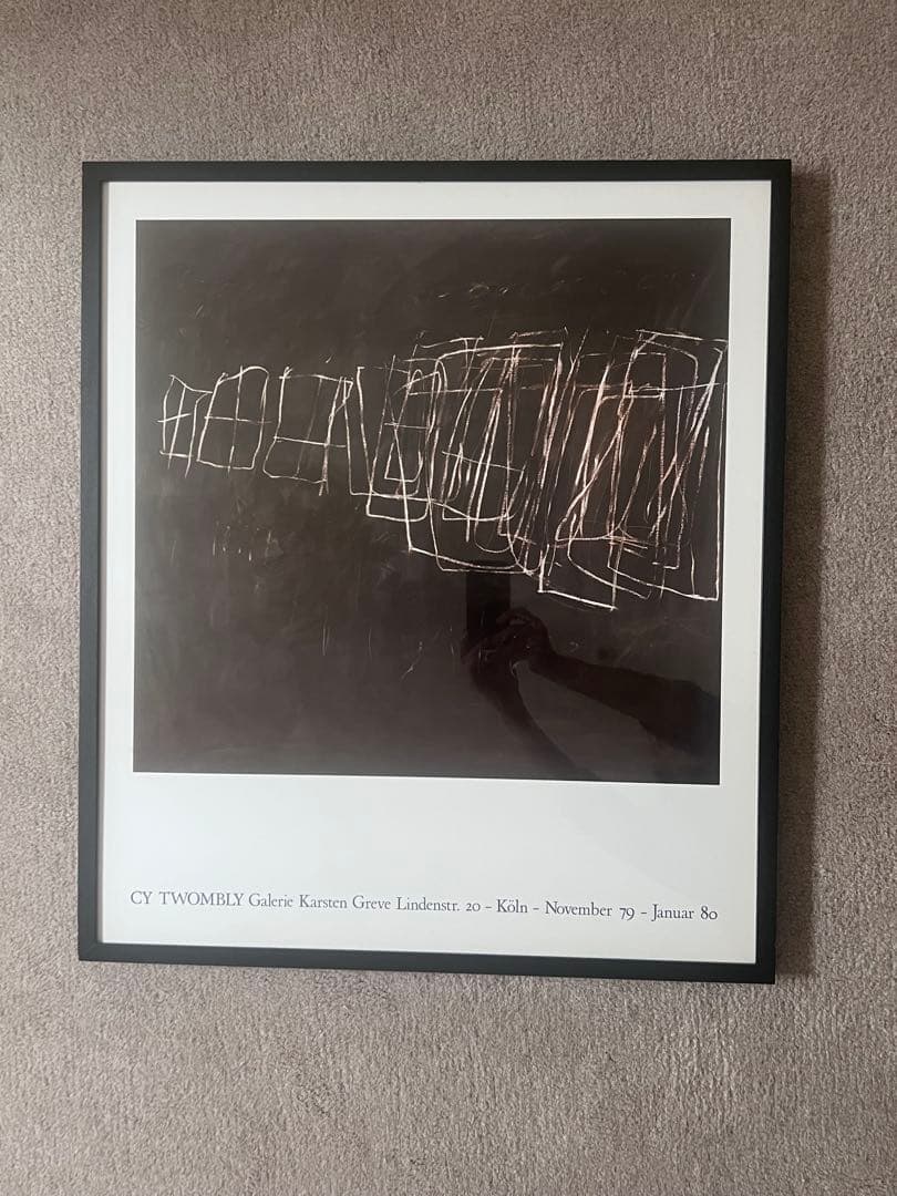 Cy Twombly サイ・トゥオンブリー イデー購入ポスターIDEE アート