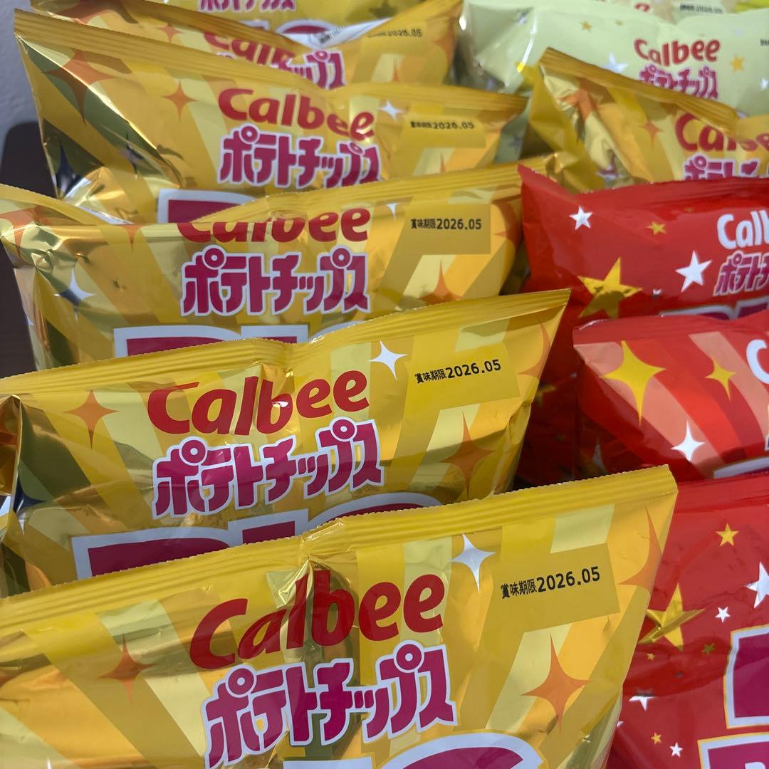 【匿名発送】 calbee ポテトチップス　大量詰め合わせセット 41個