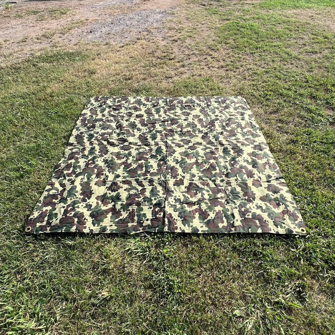 【美品】ルーマニア軍幕　希少アメーバカモ　デッドストック　②