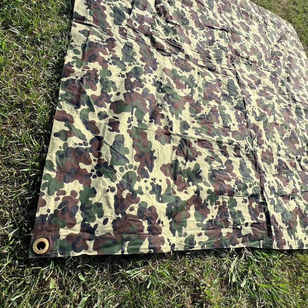 【美品】ルーマニア軍幕　希少アメーバカモ　デッドストック　②