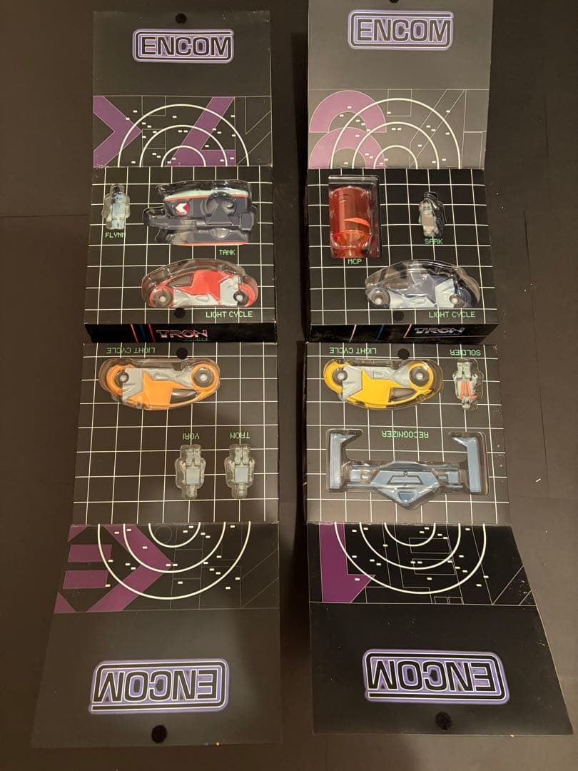 TRON ENCOM フィギュア 4個セット