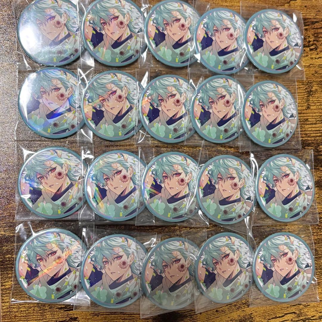 カラマリ 笹塚尊 キラキラ缶バッジ 20点