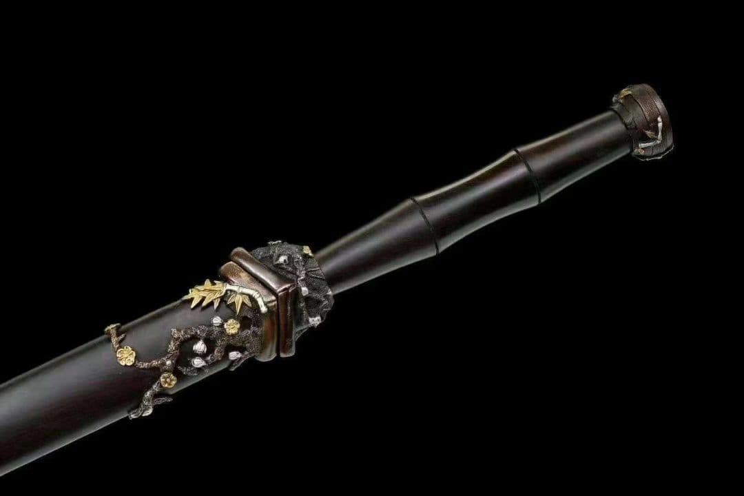 【乾坤君子剣】古兵器 刀装具 日本刀　模造刀 居合刀 武士道 鑑賞用 美術刀