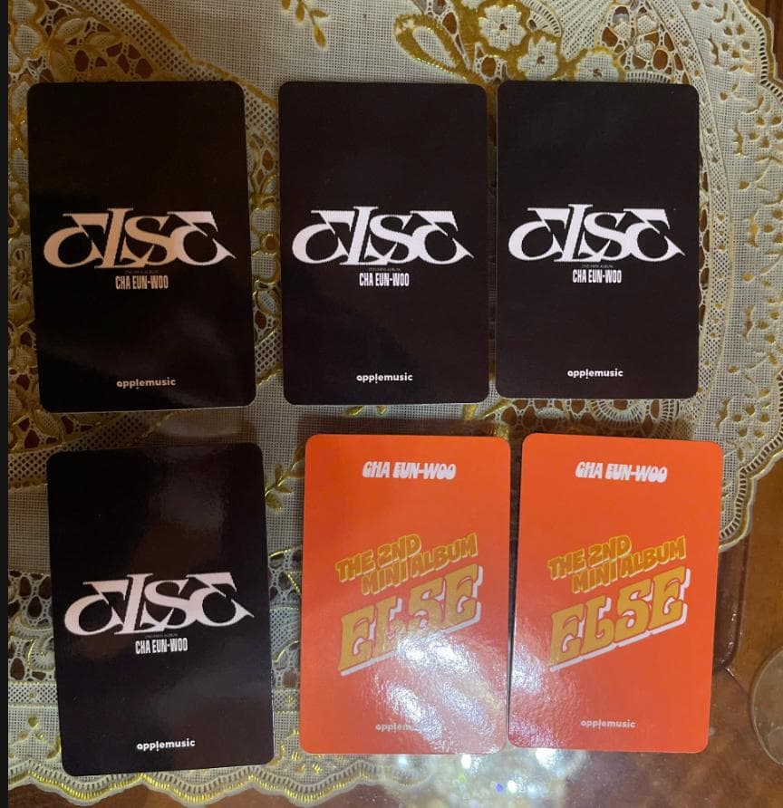 CHA EUNWOO ELSE applemusic ラキドロ　トレカ