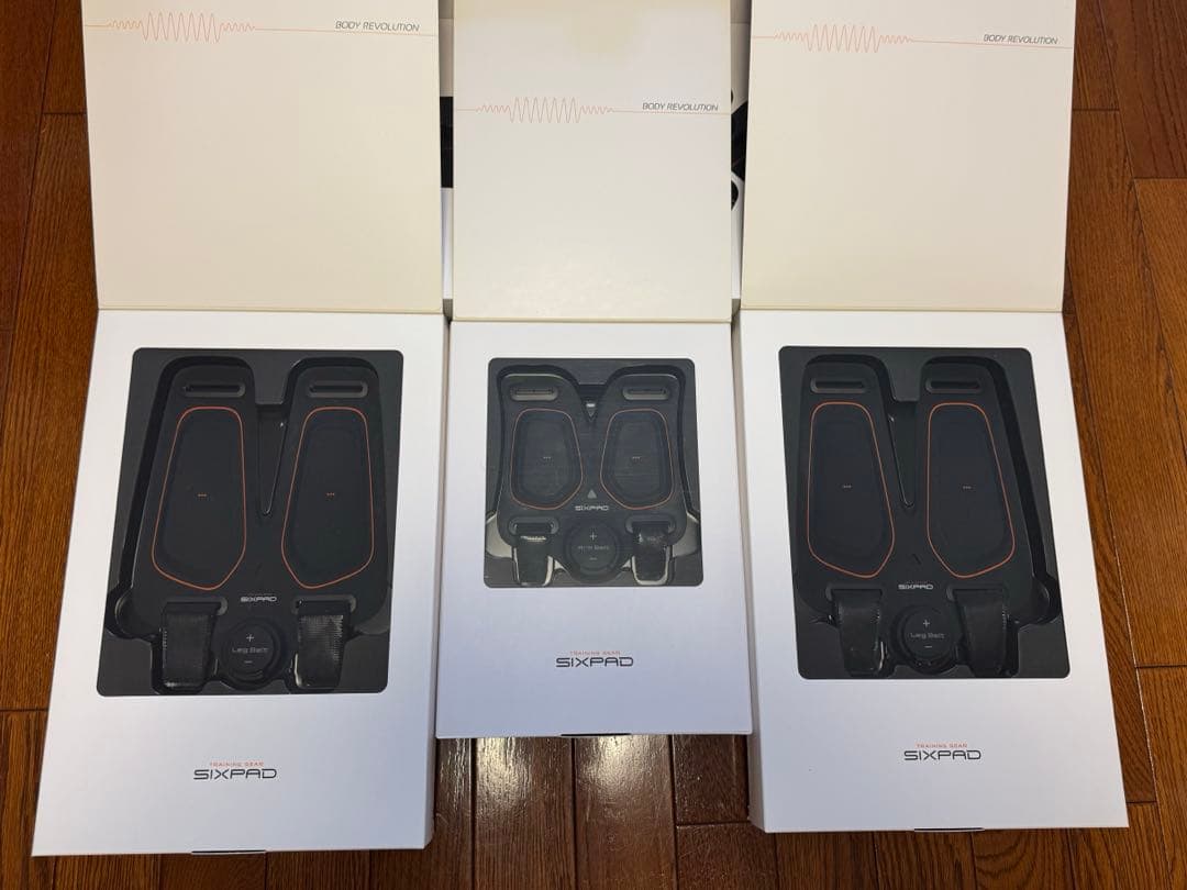 シックスパッド★アブズベルト、アームベルト、レッグベルト、ボトムベルトセット