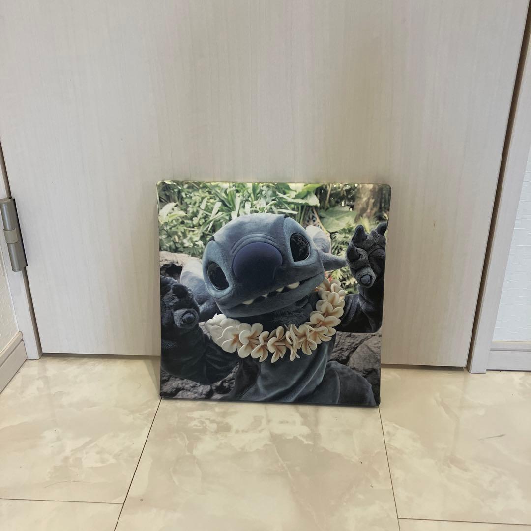 キャンバスアート Disneyスティッチ　ハワイアンレイ