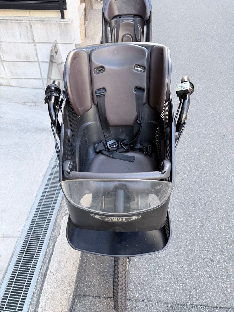 大阪府　子供乗せ　ヤマハ　電動アシスト自転車 チャイルドシート付き