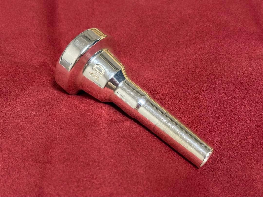 K&G 3D テナーホーン/アルトホルン マウスピース 銀メッキ 箱あり