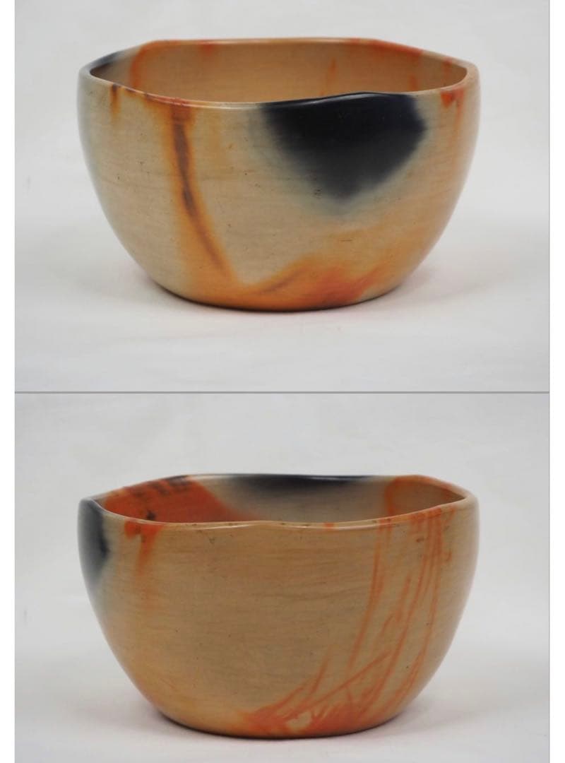 送料無料 江戸時代　豊楽焼　3代豊助作　菓子鉢　共箱　本物保証　★珍品★