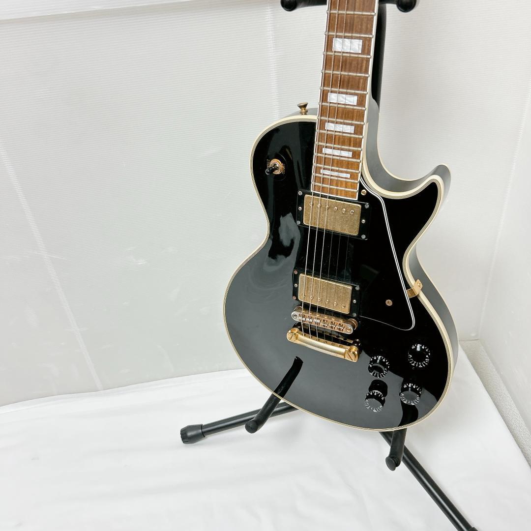 美品 Burny バーニー RLC-60 LesPaul Custom ブラック
