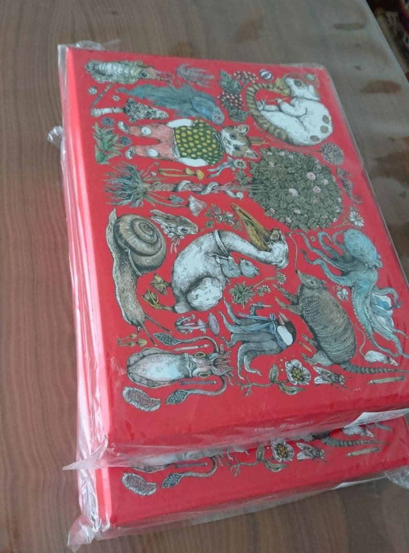 ヒグチユウコ ｘ ホルベイン おどうぐばこ A4 赤 2個セット