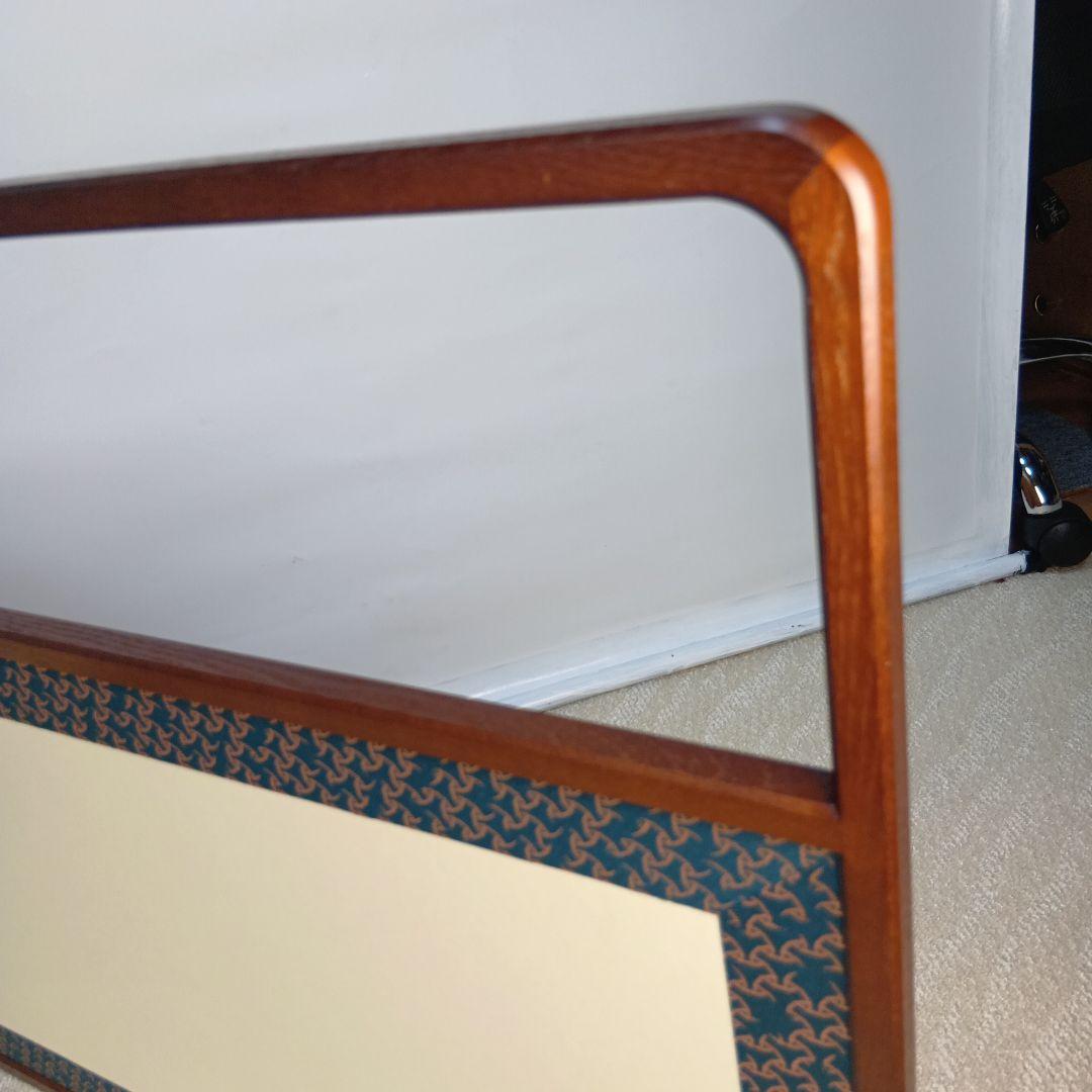 【美品】風炉先屏風　網代貼　両面　桑材　風炉　屏風