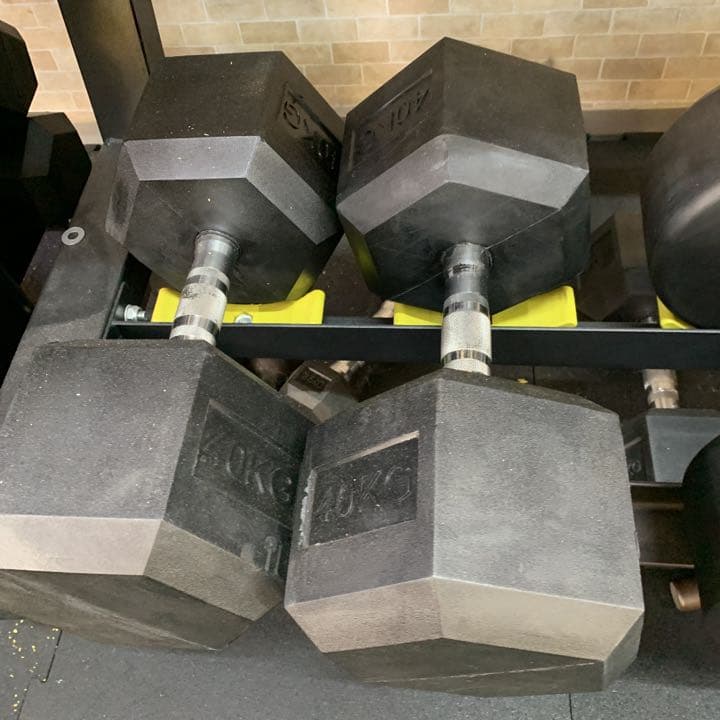 ラバーヘックス  ダンベル　30kg35kg40kg  各2個