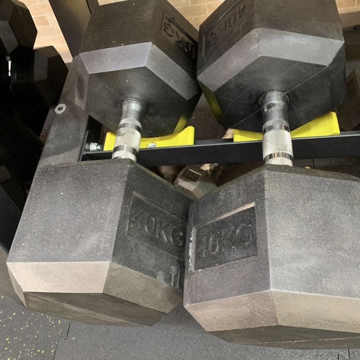 ラバーヘックス  ダンベル　30kg35kg40kg  各2個