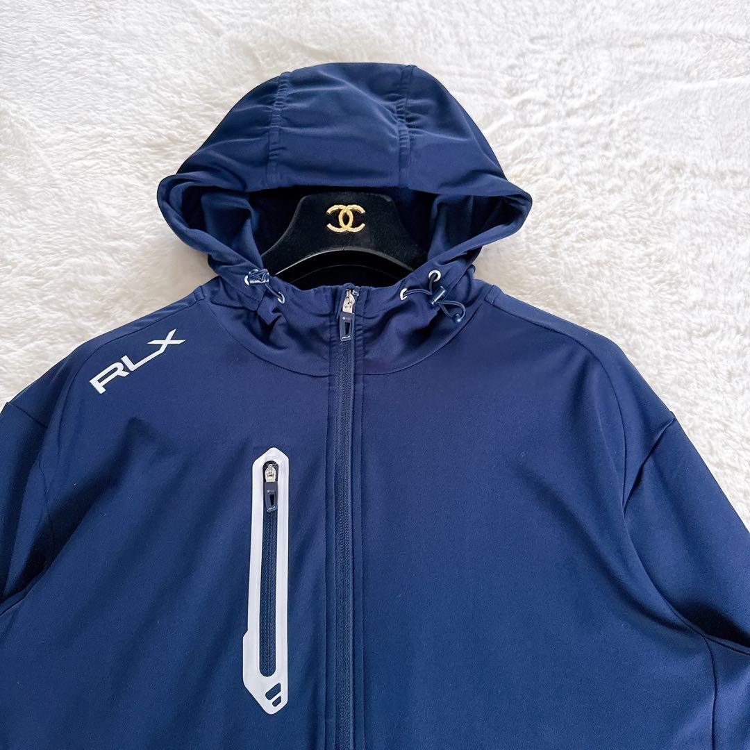 【RLX】セットアップ ジップパーカー パンツ ネイビー系 上M下Sサイズ