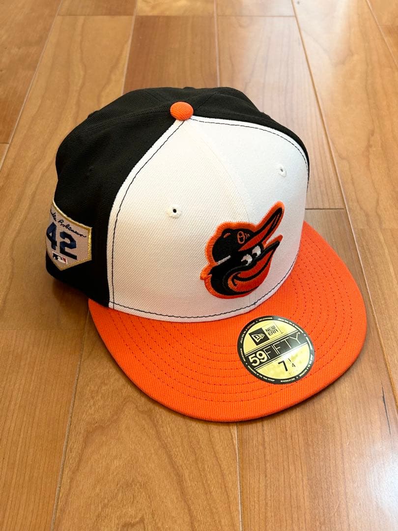 新品 オリオールズ 59FIFTYキャップ 7 1/4 ジャッキーロビンソンデー