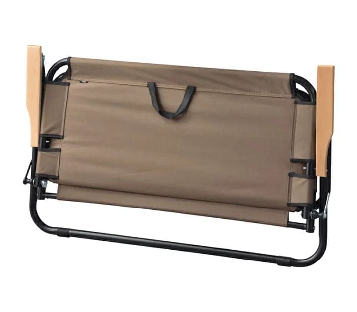 東谷 フォールディングチェア 二人掛け ブラウン OLC-622BR