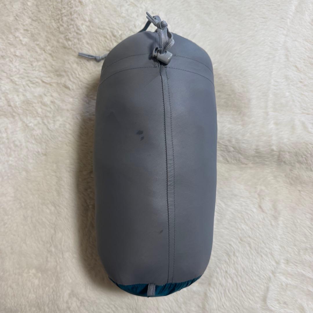 極美品モンベル800FP ダウンハガー800 #3 R/ZIP保管袋付　青緑