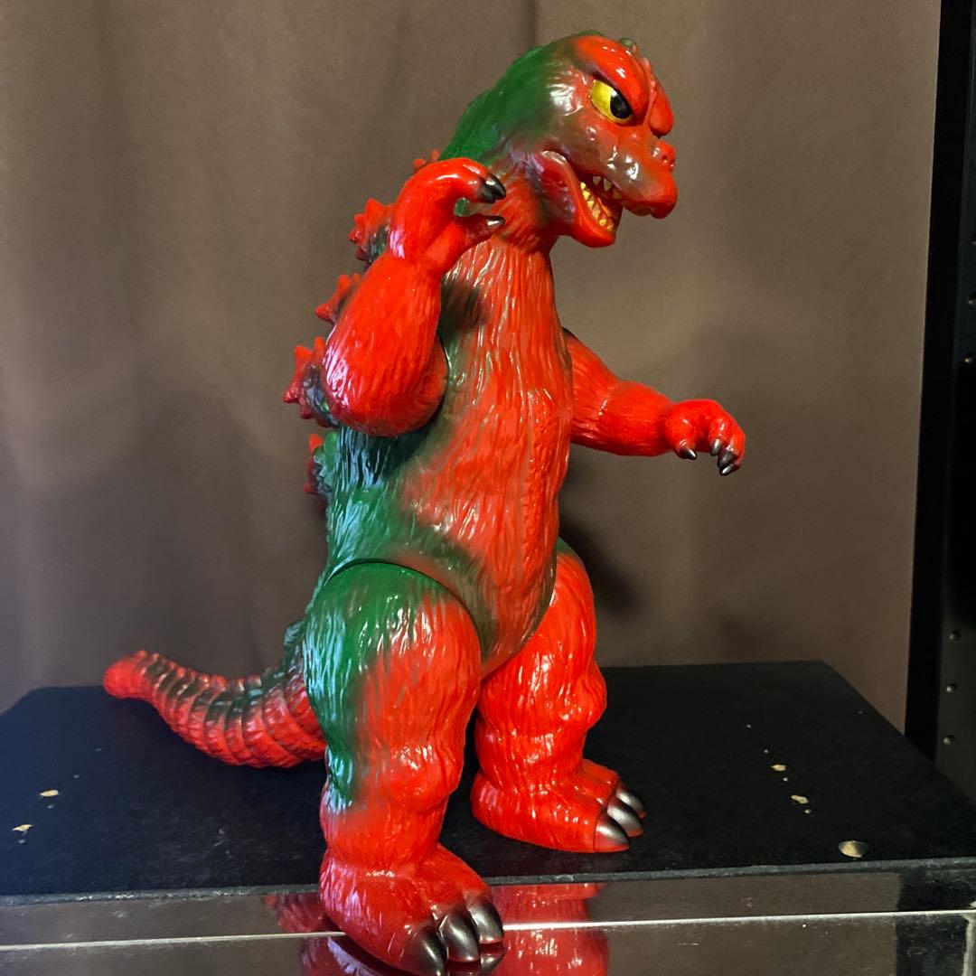 マルサン　74ゴジラ 450 昭和赤成型版　ソフビ　ブルマァク　開封品