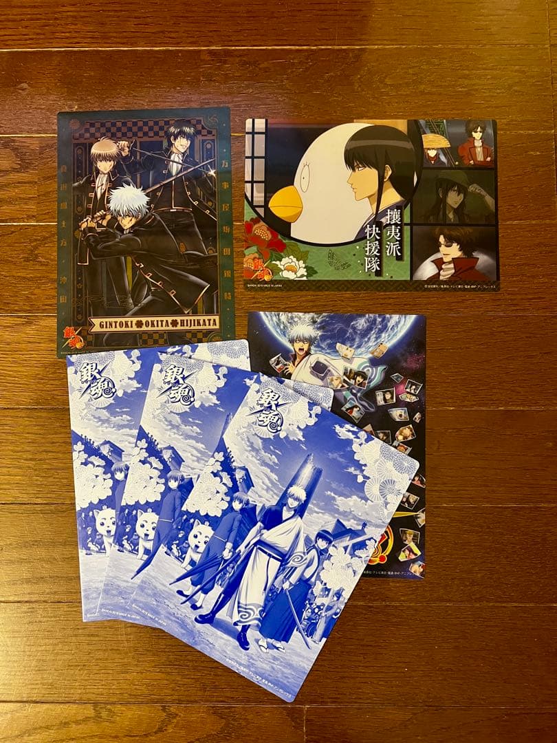 銀魂 まとめ売り クリアプレート クリアカード 未使用 坂田銀時 桂小太郎