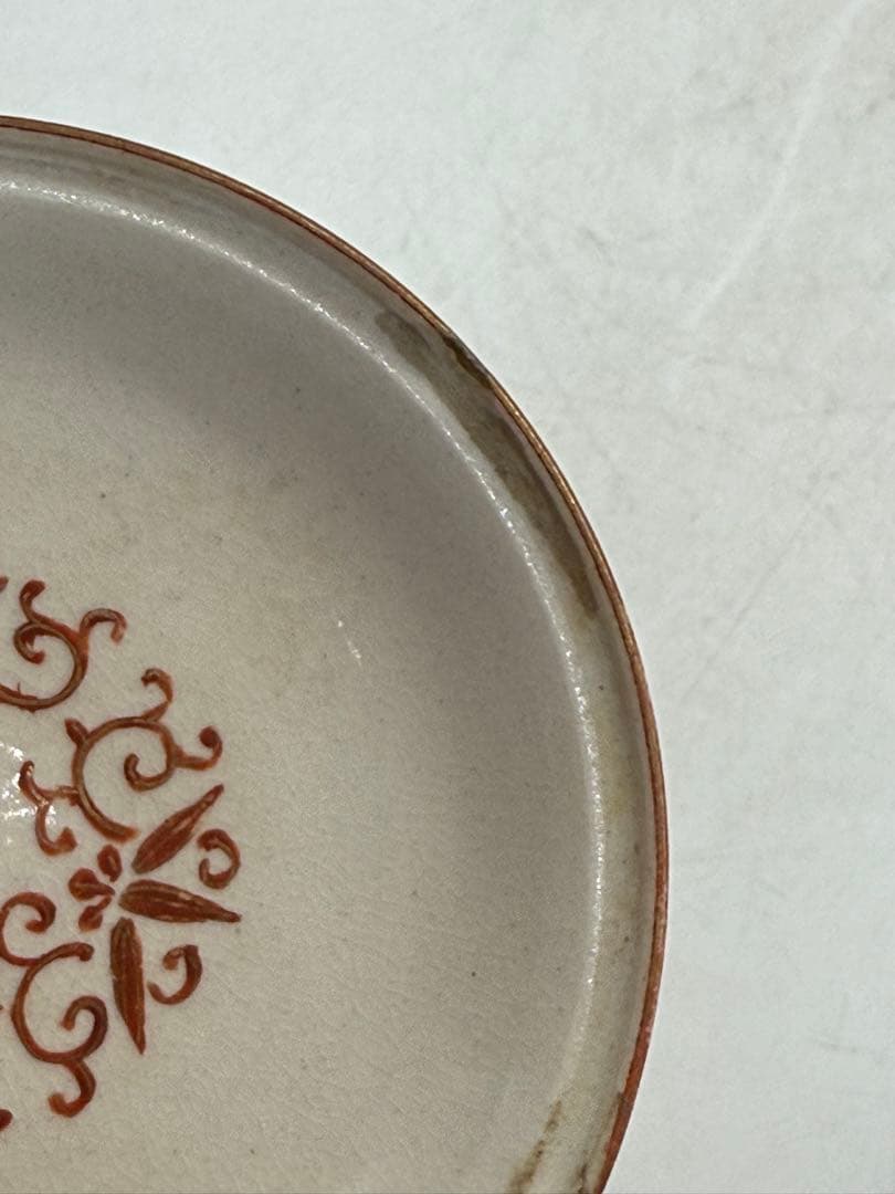 明治　極上　九谷　蓋茶碗③ 九谷谷口造　送料込み250130