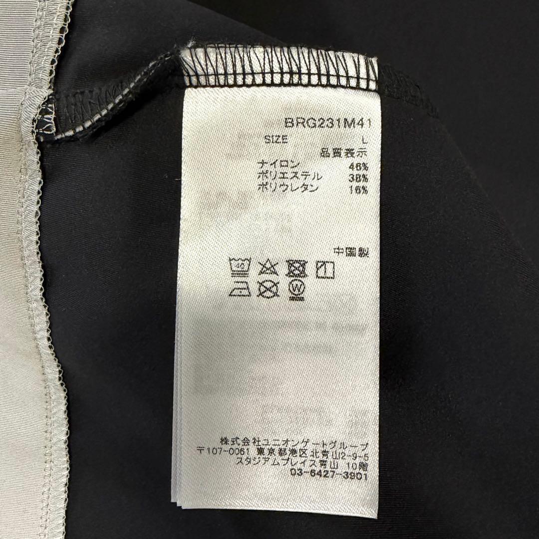 BRIEFING ジップアップ ベスト フード ゴルフ ストレッチ グレー L