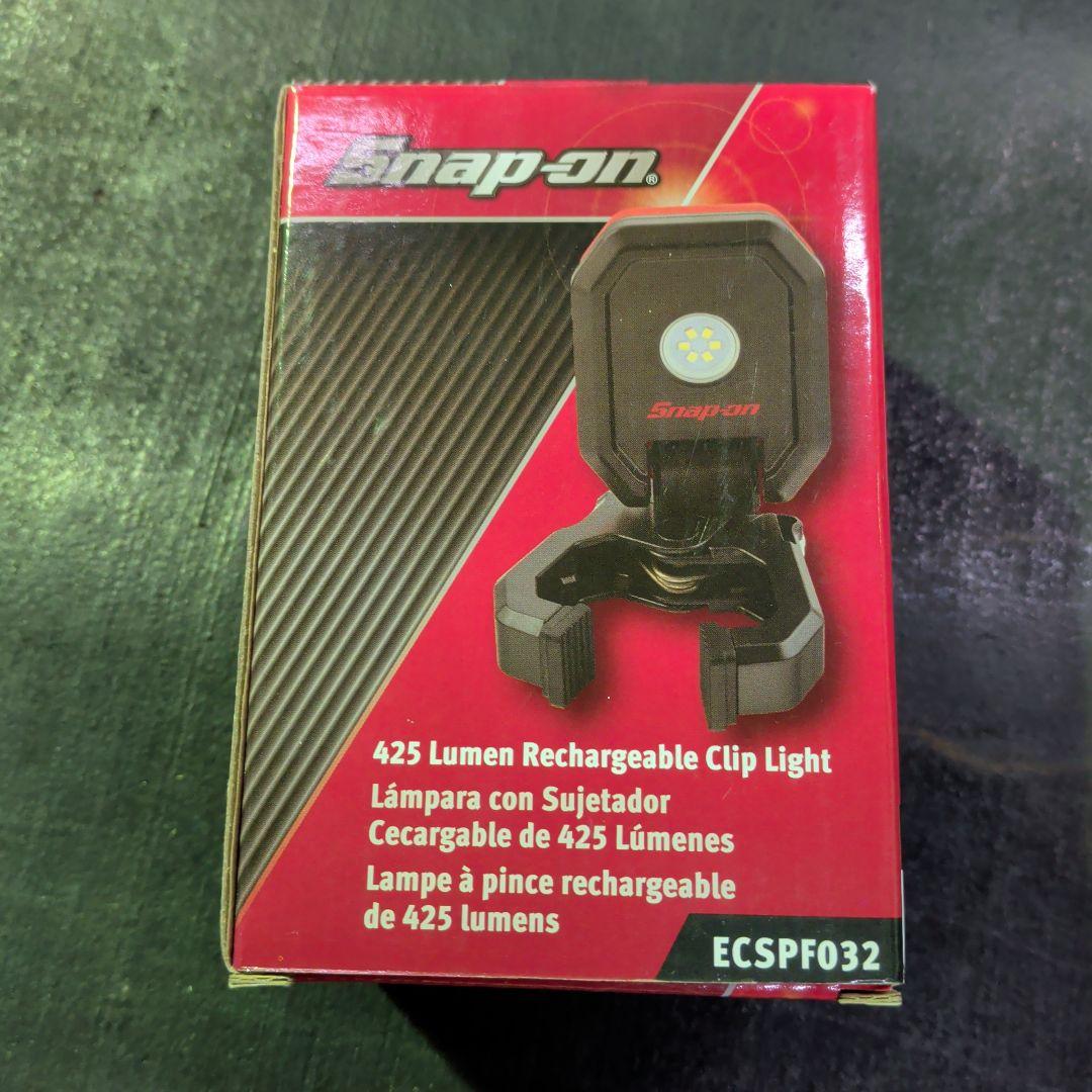 スナップオン 充電式クリップライト ECSPF032