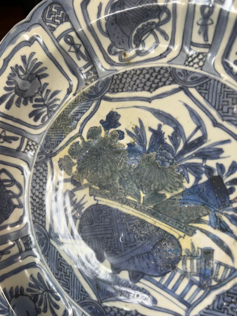 明時代骨董皿　中国　アンティーク