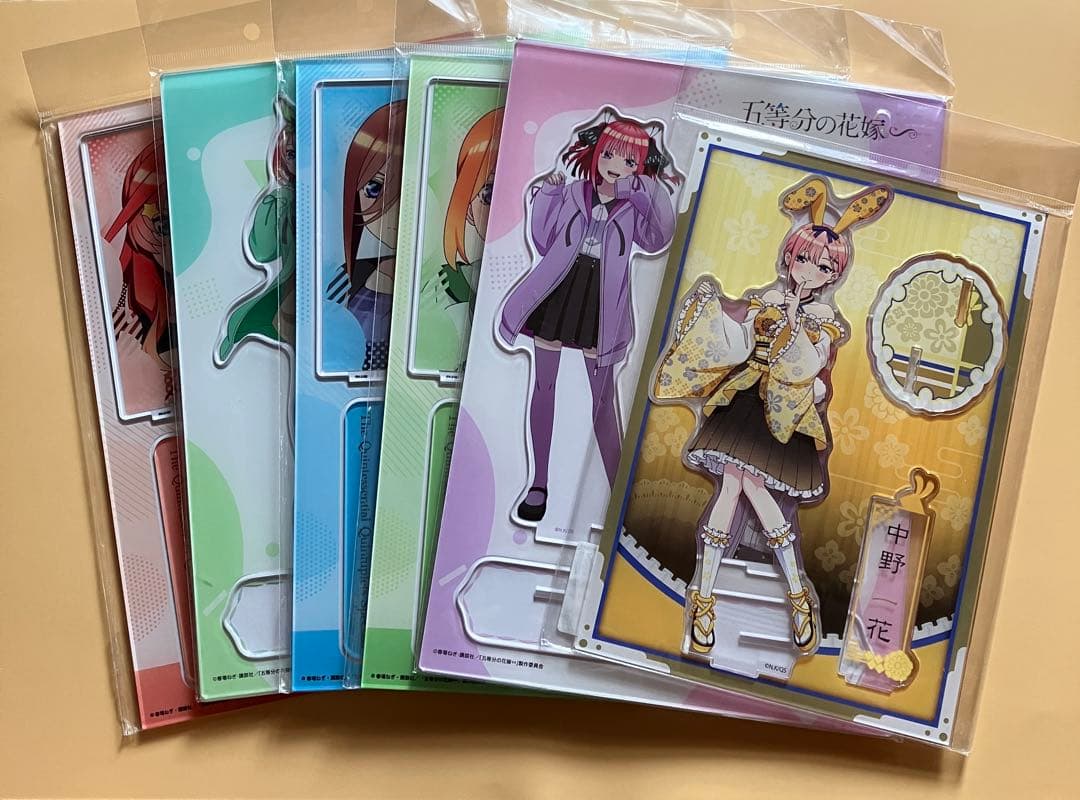 五等分の花嫁　アクリルスタンド　おまとめ6セット