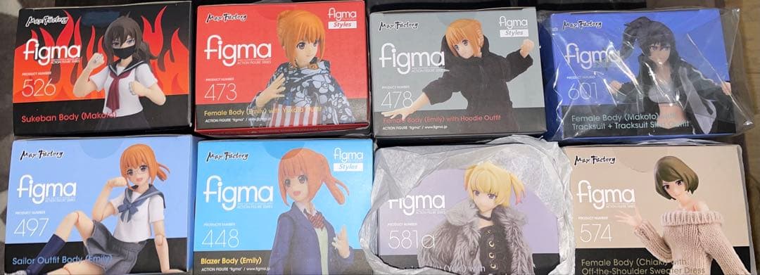 未開封品　figma styles 8体　まとめ売り