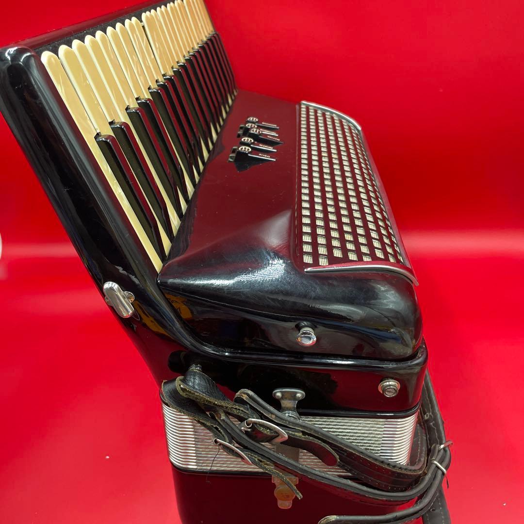 希少　EXCELSIOR mod.400　高級　アコーディオン　ケース付き　黒色