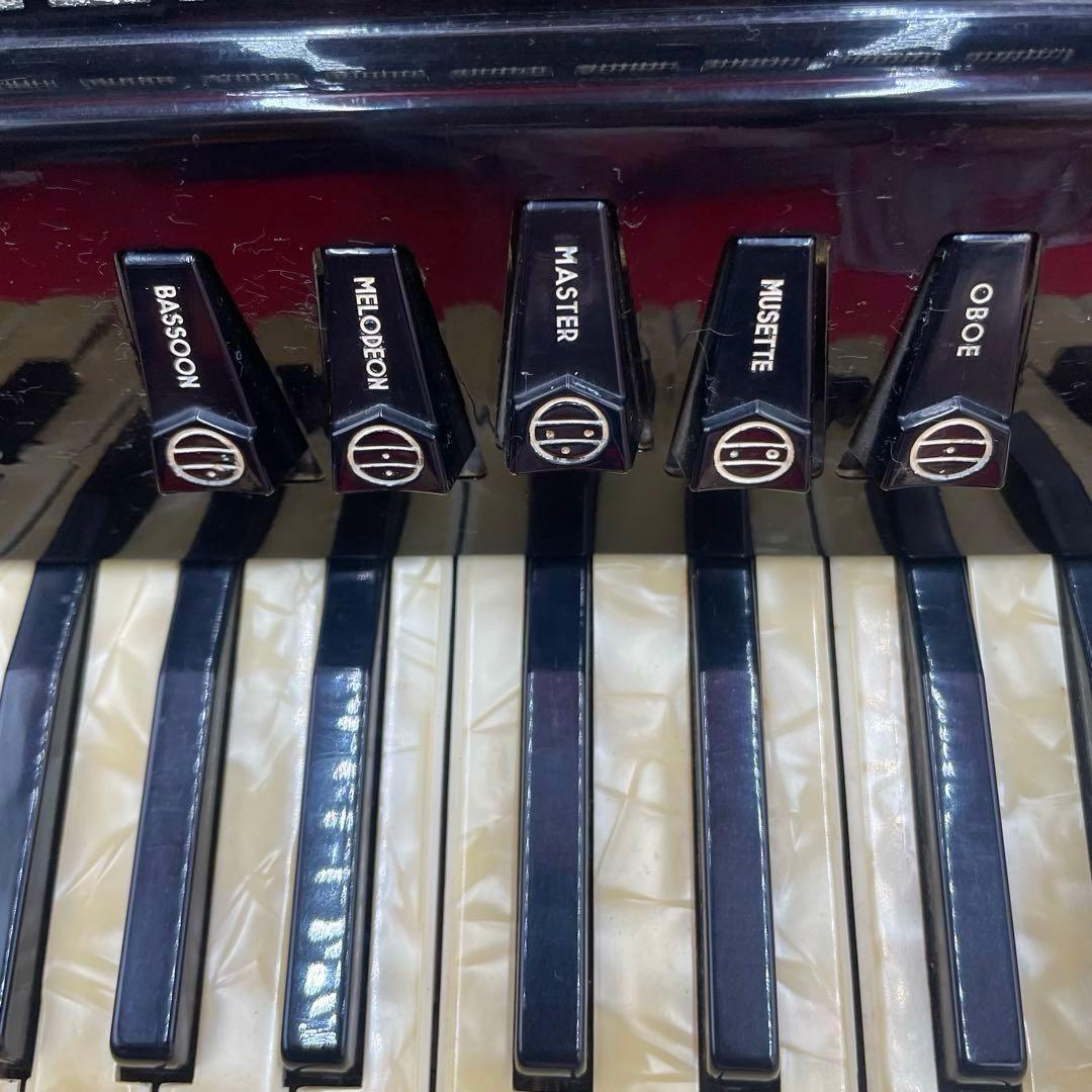 希少　EXCELSIOR mod.400　高級　アコーディオン　ケース付き　黒色