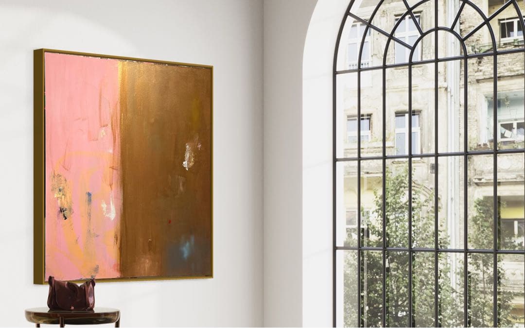 アクリル画　抽象画　abstract art 現代アート　大型　新品