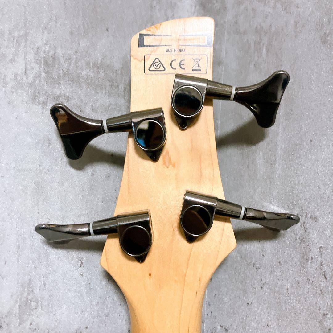 【良品】Ibanez エレキベース グリーンGSR370-TMS？