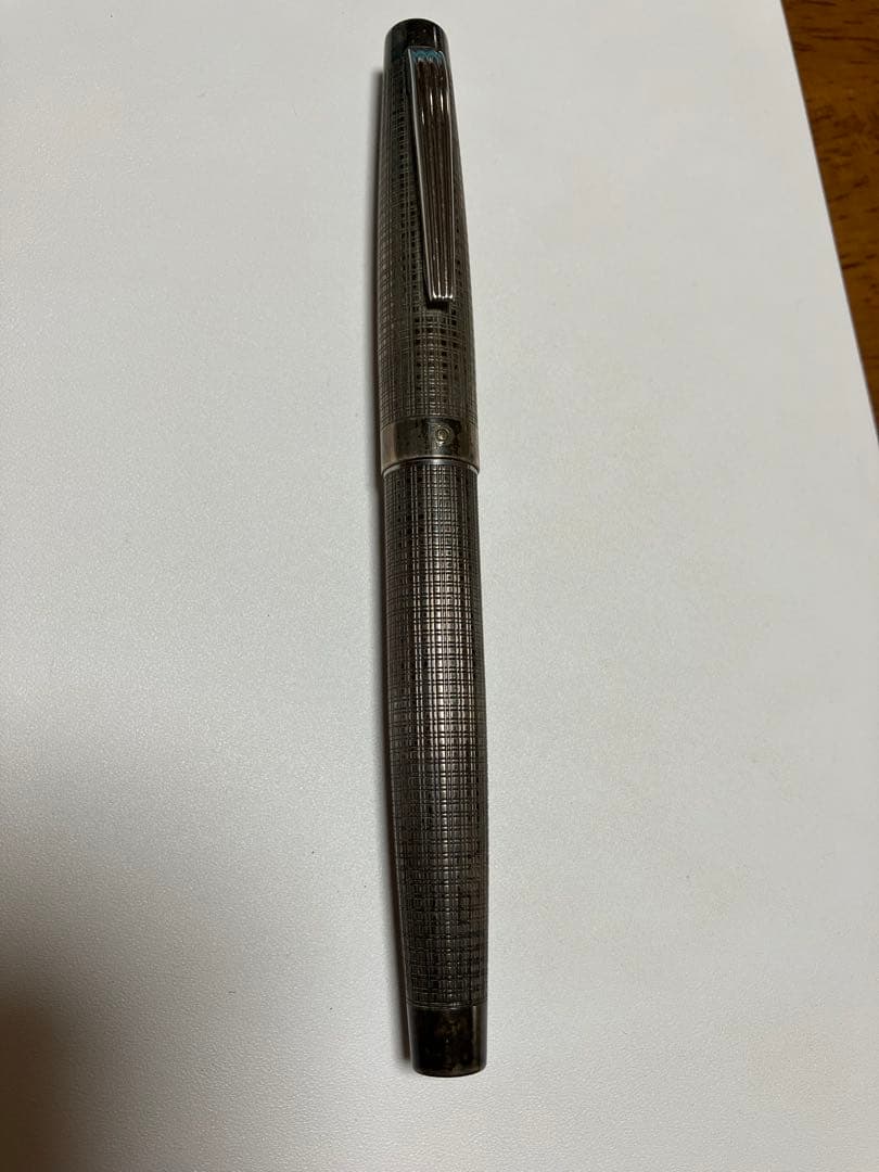 PARKER 75 シズレ系 スターリングシルバー 太字 日本仕様 万年筆