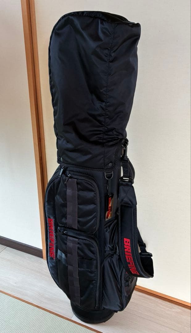 【美品】最終値下BRIEFING CR-6 ★黒★ゴルフキャディバッグ