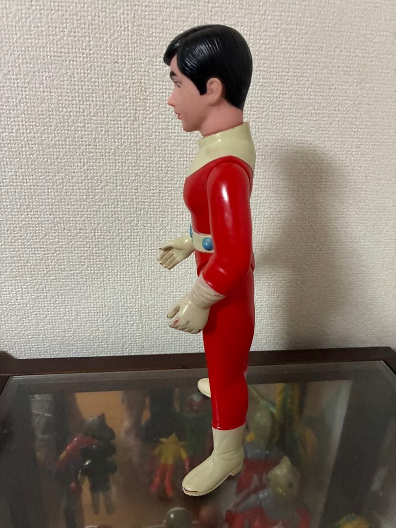 当時物　ブルマァク　レッドマン　面取れソフビ