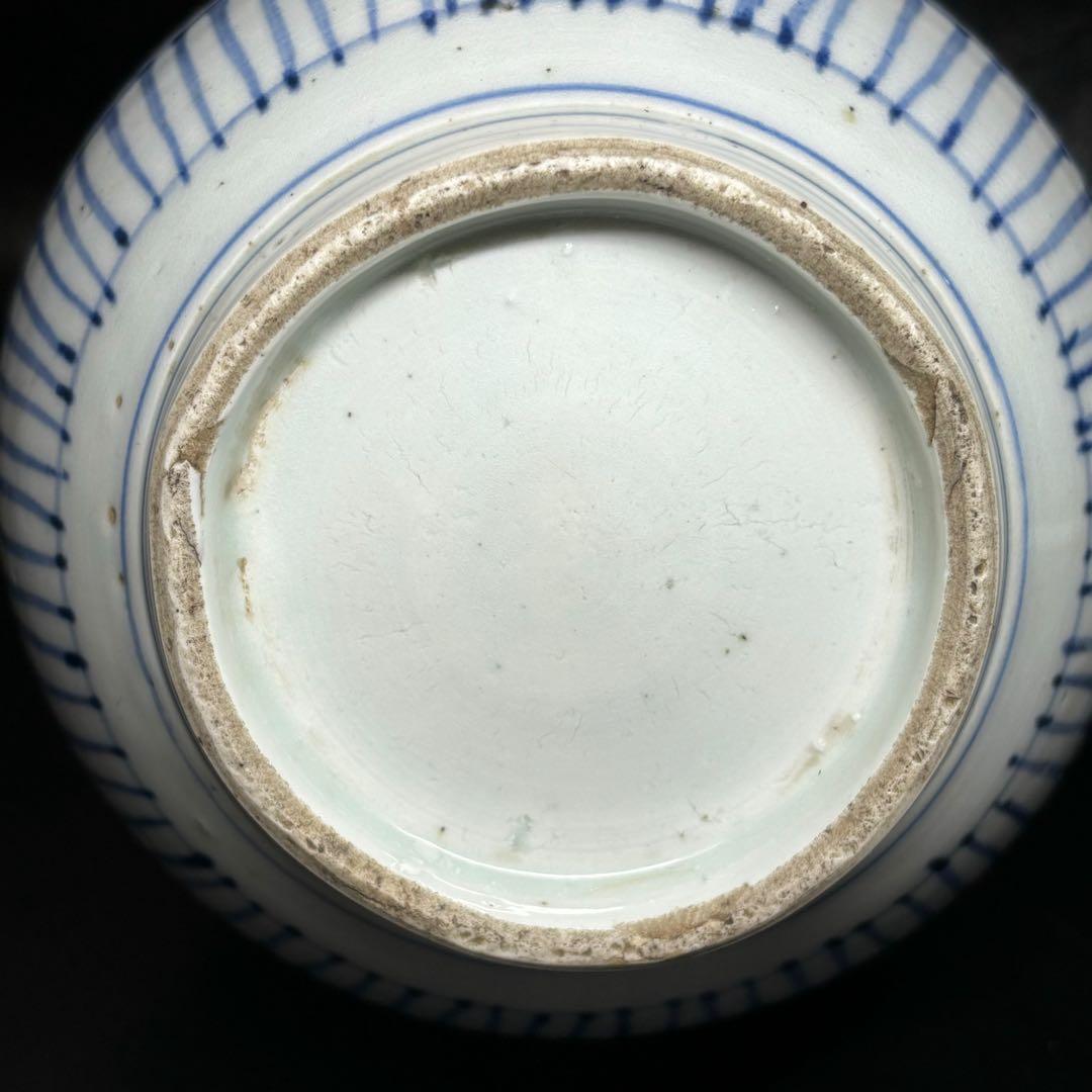 ★江戸期 古伊万里 染付！蛸唐草文 鶴首 瓶/徳利/花入！★